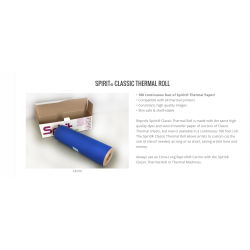 Spirit Classic Thermal Roll - Stencil papir. Orginale fra USA.