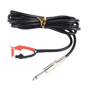 Clip 7 - Tattoo Maskine Clipcord i bld silcone. Kraftig 3 A. 