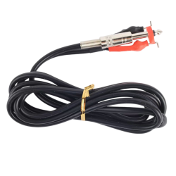 Clip 7 - Tattoo Maskine Clipcord i bld silcone. Kraftig 3 A. 