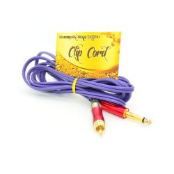 Clip 12 - Tattoo RCA Silica gel clip cord. i Sort.