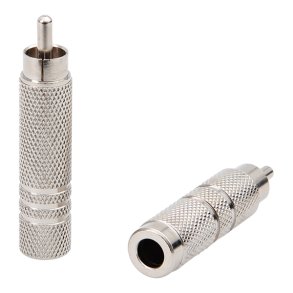 DC Power (3) RCA male stik til 6,5mm female stik.