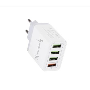 Power-101  Quick Charge USB lader 4 udgange.