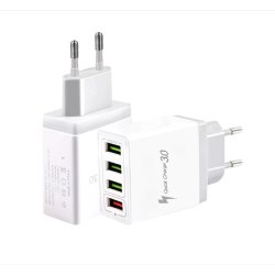 Power-101  Quick Charge USB lader 4 udgange.