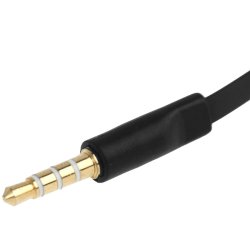 DC Power (9) 3.5mm jack Male to 3.5mm Female Audio Cable Adapter, Total Length: 13cm (Black)