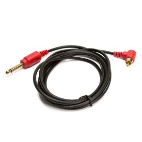 Clip 0 - 8 ft. RCA Cable by InkJecta. Med 90 gr. + Lige stik  i sort.