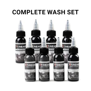 XTreme Ink - COMPLETE WASH SET - 8x30 ML