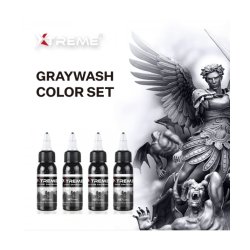 XTreme Ink - GRAYWASH SET - 4x120 ML