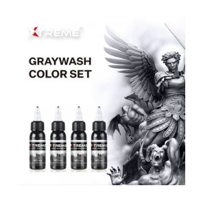 XTreme Ink - GRAYWASH SET - 4x120 ML